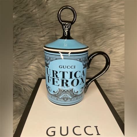 gucci urtica ferox|Gucci NIB $325 Auth Teal Urtica Ferox Porcelain Tea Coffee .